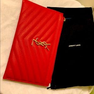 YSL CLUTCH BAG!